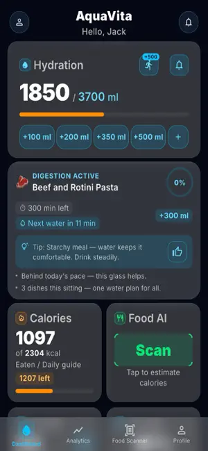 AquaVita: Water & Food Tracker screenshot 3