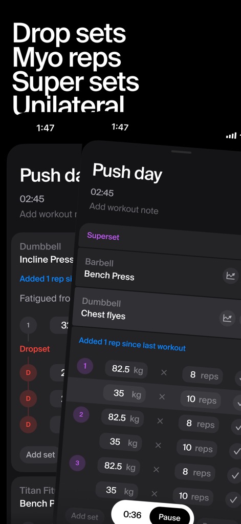 PUSH Workout & Gym Tracker - Health & Fitness App | MWM