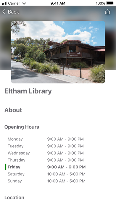 Yarra Plenty Regional Library Screenshot