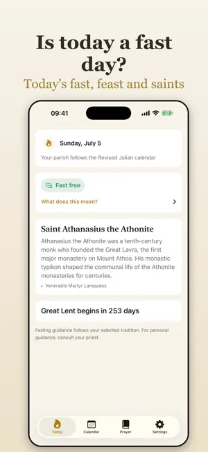 Kandilo: Orthodox Calendar screenshot 1