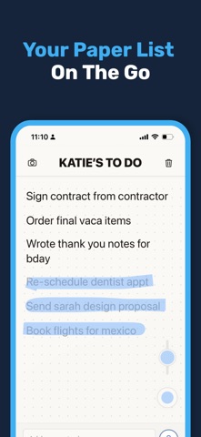 My To Do: Voice Task List iPhone screenshot
