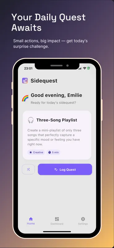 Sidequest Daily screenshot 1 of 5