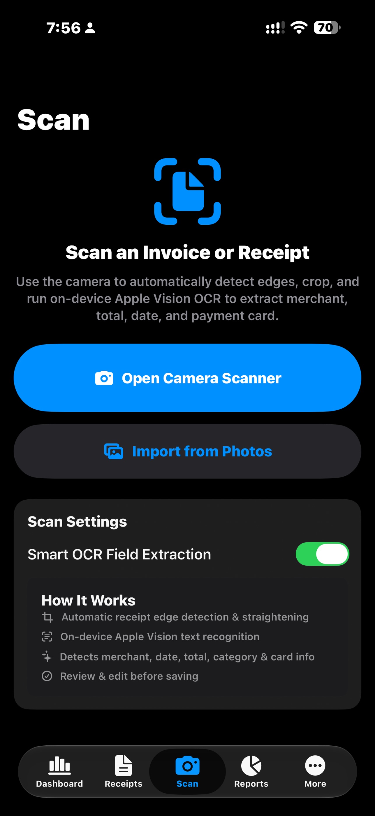 Screenshot 2 of ReceiptMate -Receipt Tracker