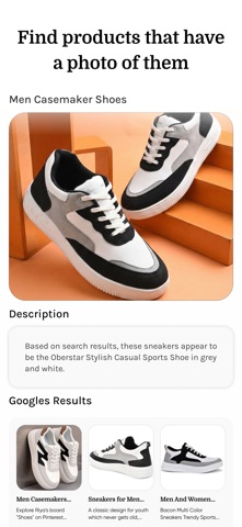 AI Reverse Image Searching iPhone screenshot