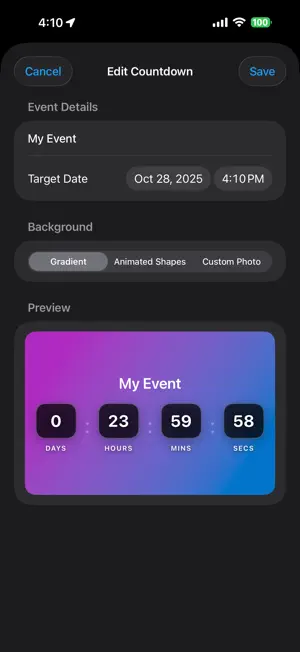 FunCountDown screenshot 4