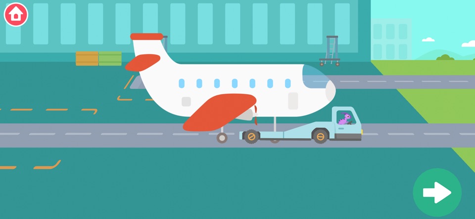 Dinosaur Airport Game for kids screenshot 1
