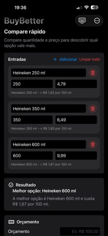 BuyBetter screenshot