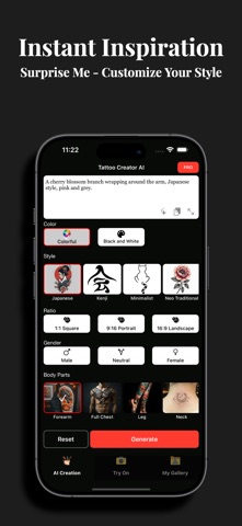 TryInk - AI Tattoo Screenshot 2 of 5