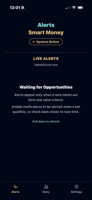 Smart Money - Racing Alerts screenshot 2