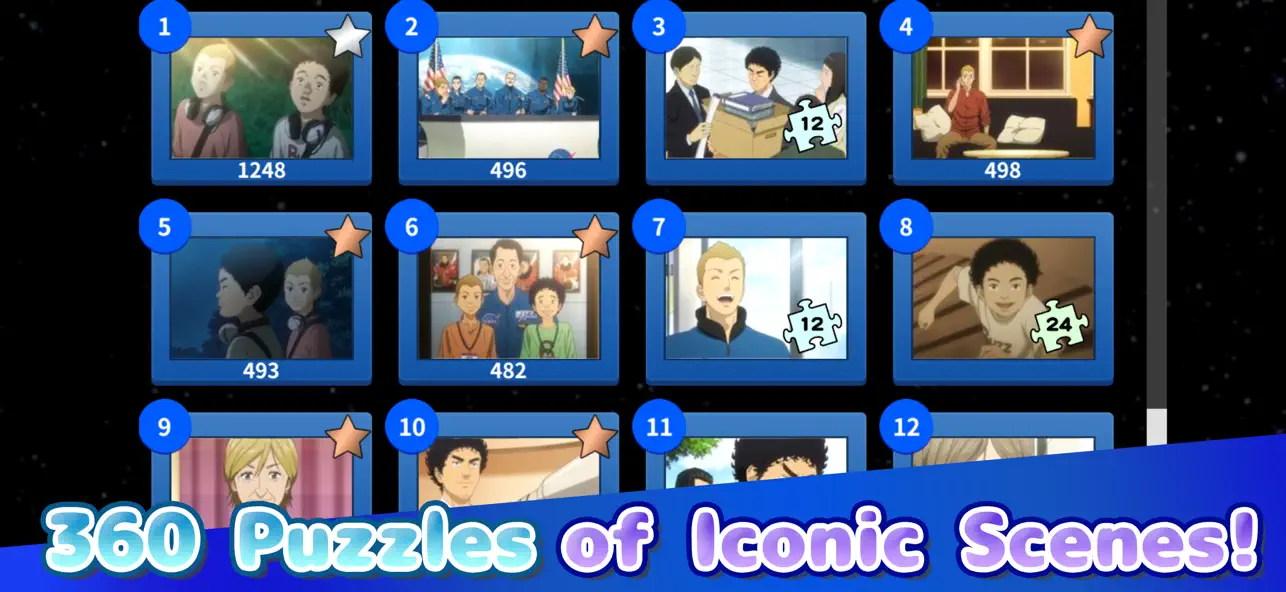 Screenshot #2 pour Space Brothers Jigsaw Puzzle
