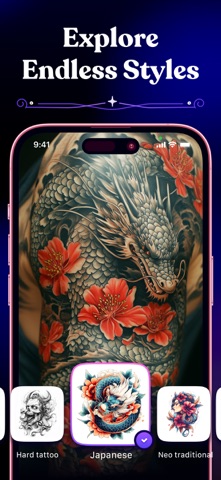 Tattoo Guru - AI Art Generator iPhone screenshot