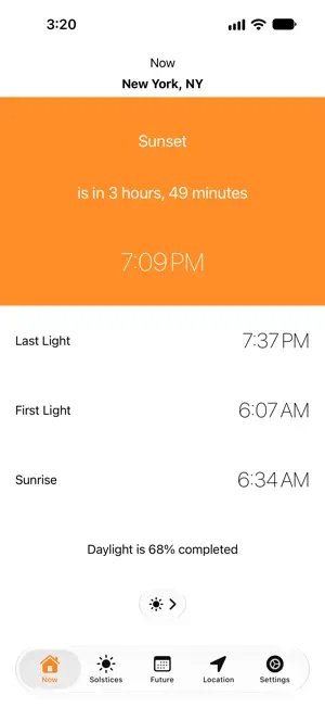 Sunrise Sunset Times screenshot 1