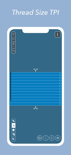Millimeter Pro tape measure Screenshot