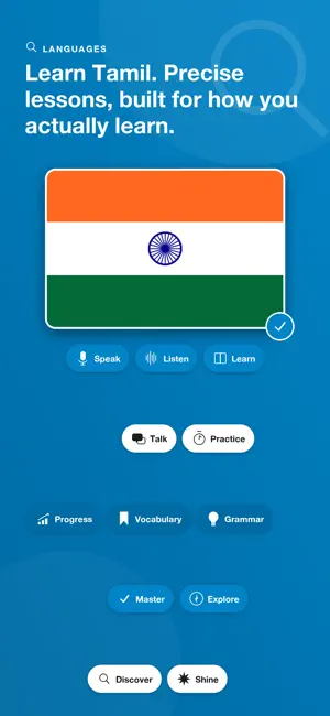 Learn Tamil - ClearLingo screenshot 1
