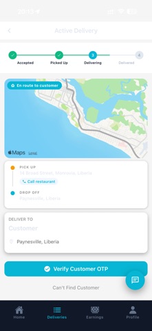 OrderNana Driver screenshot