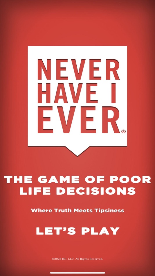#1. Never Have I Ever (iOS) 由: INI, LLC