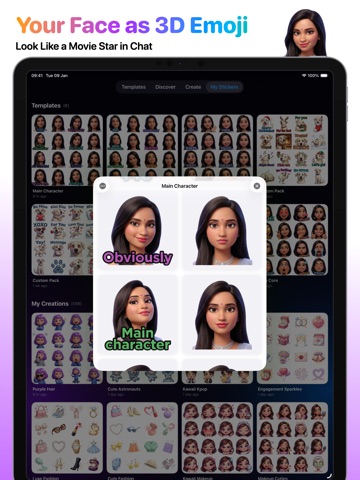 StickerVerse: AI Sticker Maker iPad screenshot