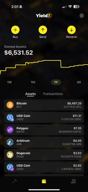 Yieldz screenshot 2