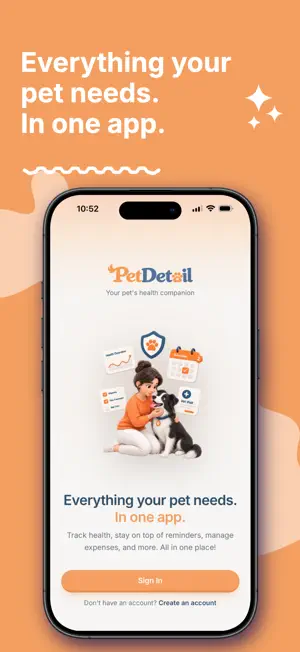 PetDetail: Pet Health Tracker screenshot 1