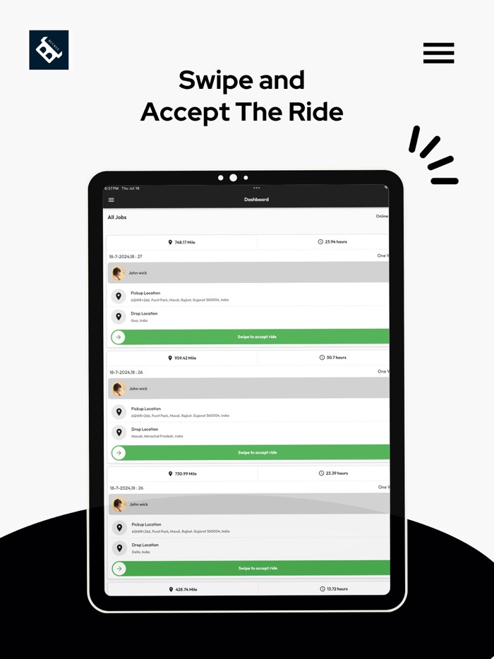 Buckle Driver App