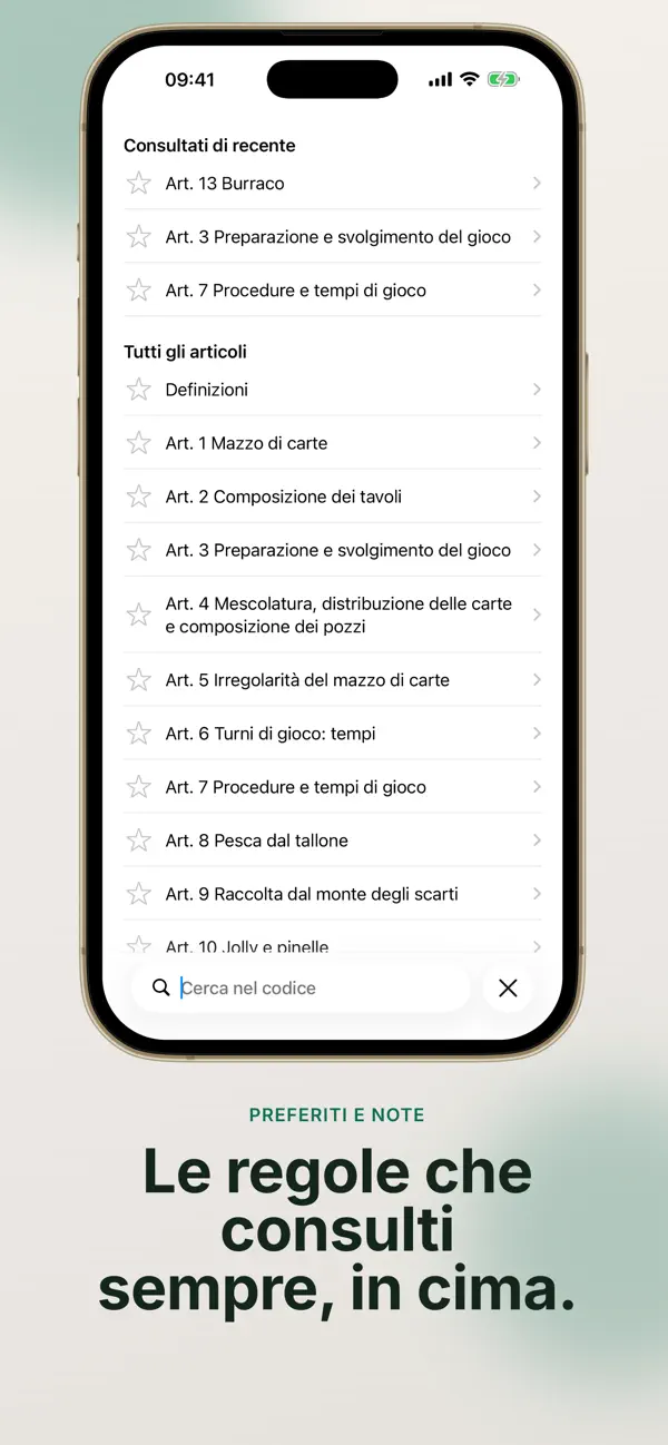 Screenshot #3 pour Codice di Gara Burraco Light