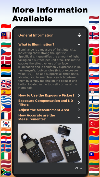 Light Meter Photography Film iPhone screenshot 9 - Photo & Video app