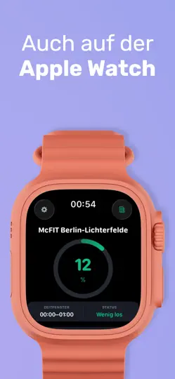 Screenshot von GymRadar: Live Auslastung auf dem iPhone 4