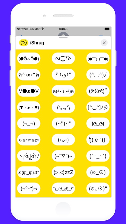 iShrug: Kaomoji and ASCII Art screenshot-5