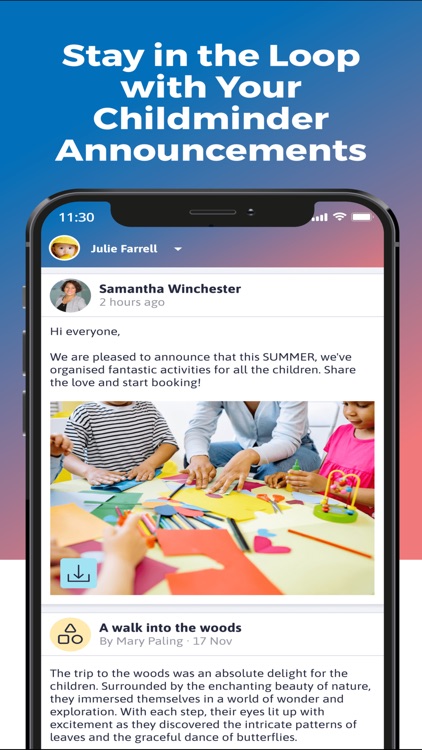 Childminding - ParentApp