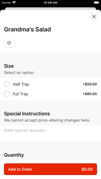 Screenshot 3 of Grandma's N.Y. Pizza App