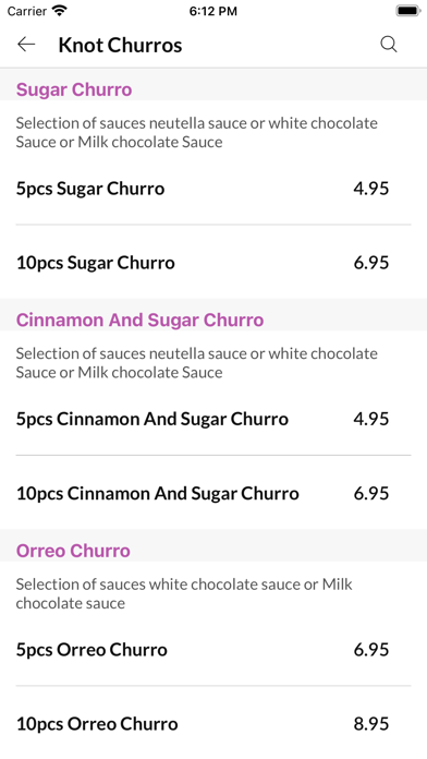 Boutique Desserts Screenshot