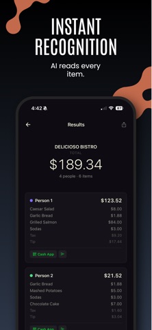 SnapTab: Split Bills Instantly Screenshot 2 of 5