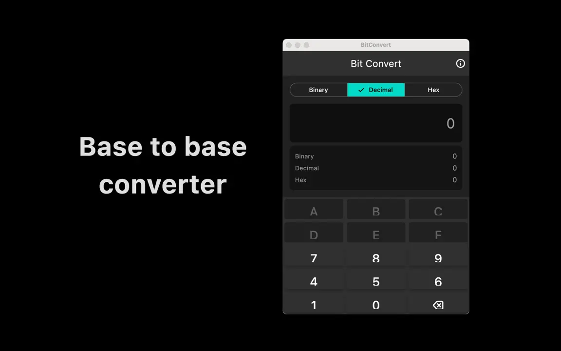 BitConvert-binary Conversion iPhone Screenshot 2