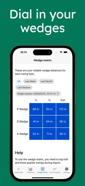 Square golf data screenshot 3