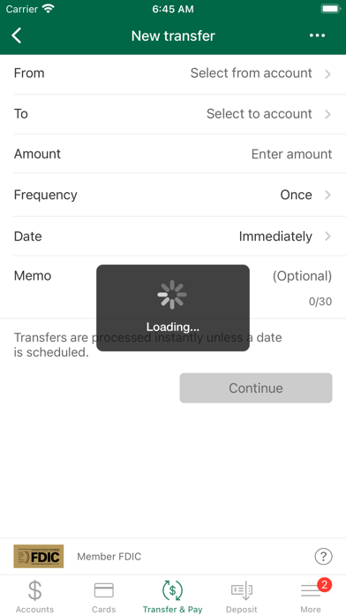 Pioneer Bank Mobile Banking Screenshot