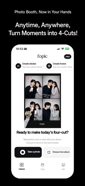 fopic - Photo Strip 4 Cut screenshot 1