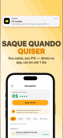 Creatye: Perguntas Pagas iPhone screenshot