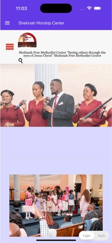 Shekinah Fm Worship center screenshot