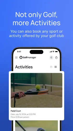 Captura de pantalla de Golfmanager en iPhone 5
