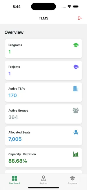 NAVTTC TLMS screenshot 3
