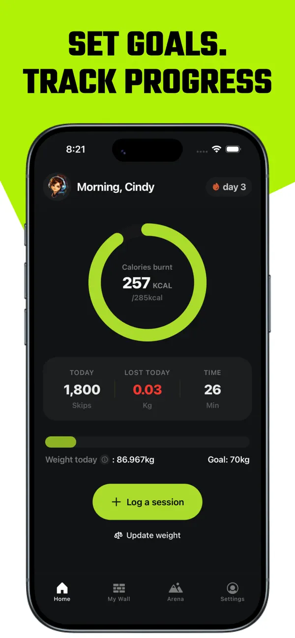 Screenshot #2 pour SkipOS: Rope Skipping