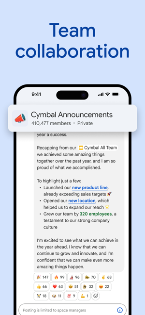 ‎Google Chat Screenshot