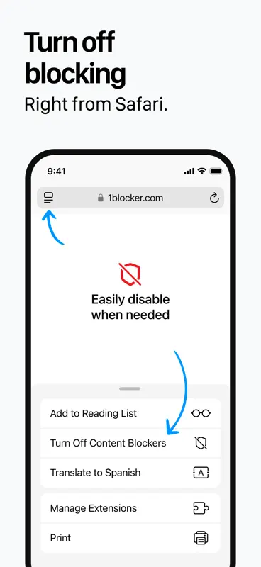 1Blocker - Adblock screenshot 8 of 10