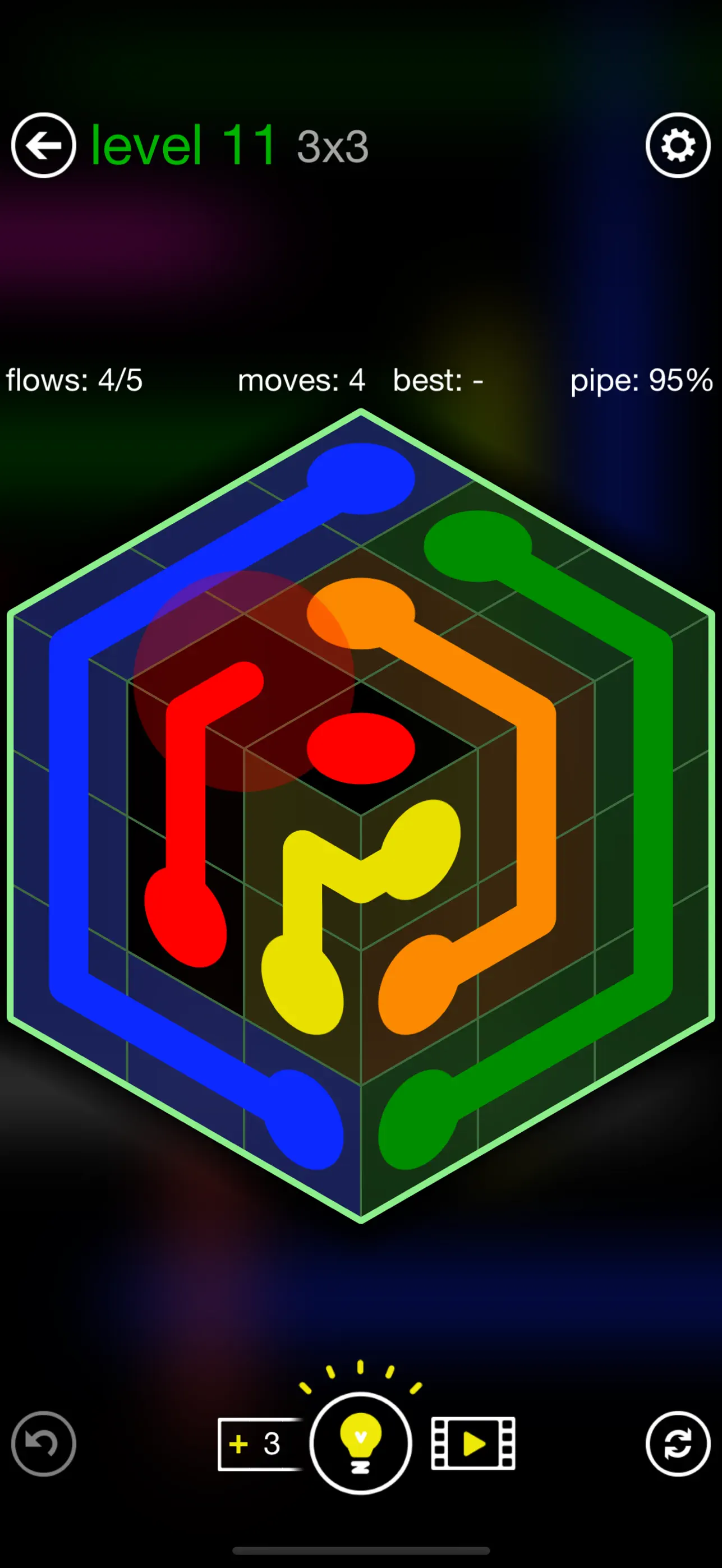 Flow Free: Shapes screenshot 1