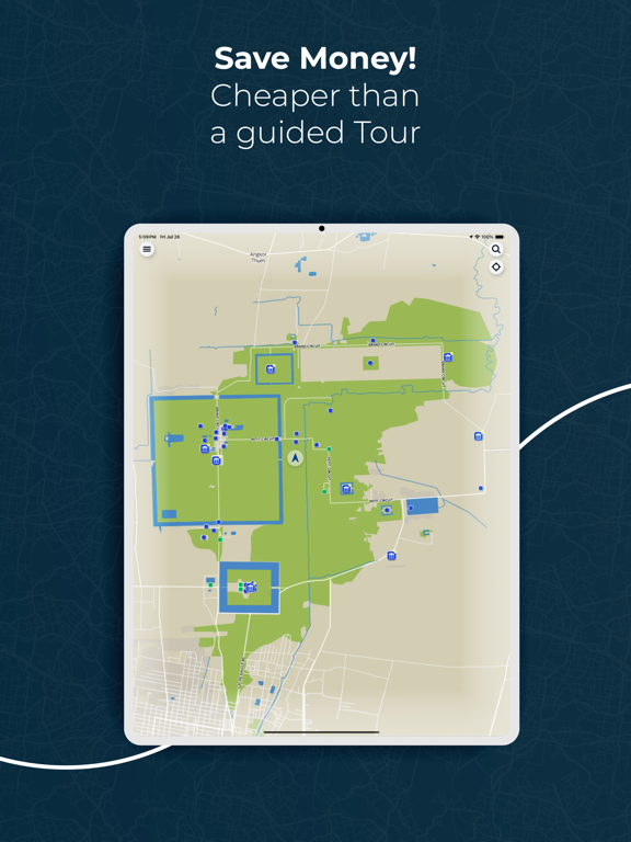 Discover Angkor Wat - Guide iPad screenshot 3 - Travel app