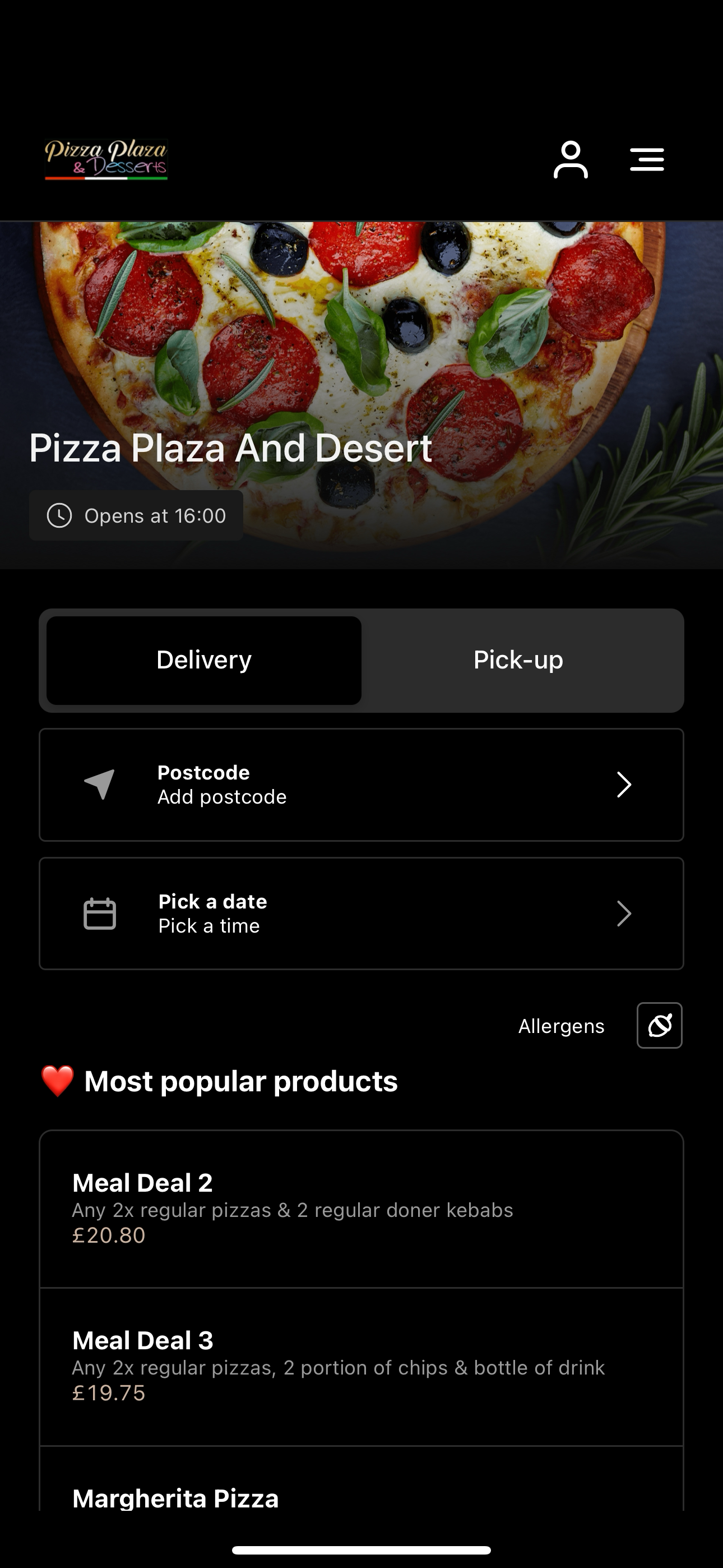 Pizza Plaza And Dessert