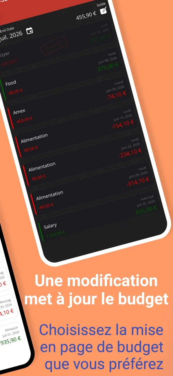 Screenshot #2 pour BudgetPlnr