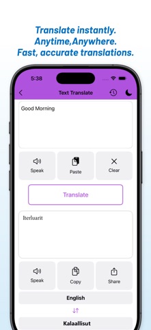 English - Kalaallisut Trans screenshot