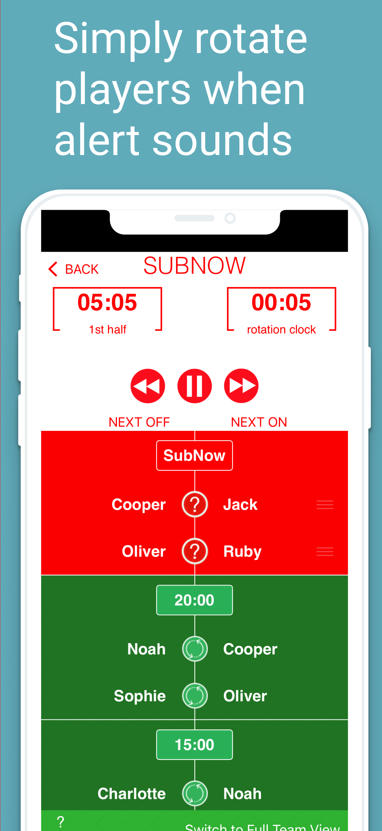 Legacy | Soccer Sub Timer