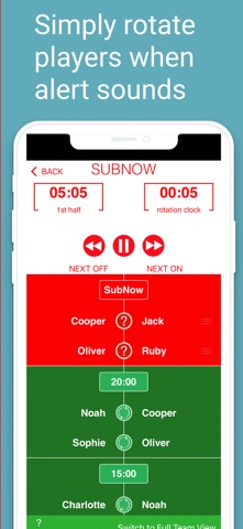 Legacy | Soccer Sub Timer Screenshot 3 of 3